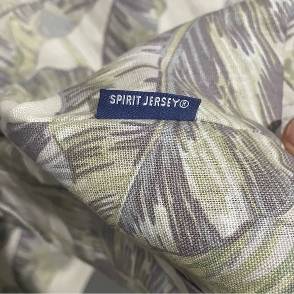 Disneyland Disney Spirit Jersey Mens Large Floral Long Sleeve Button Front Shirt - Picture 6 of 7